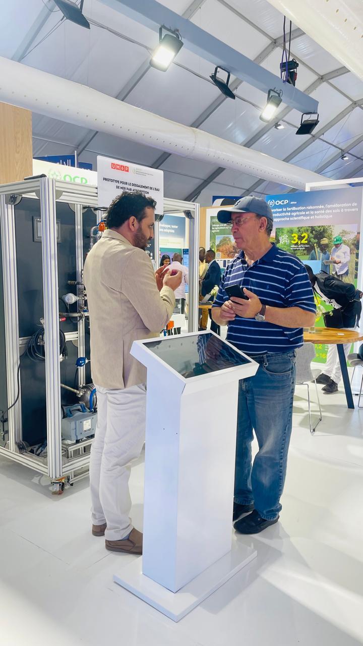 SIAM : exposition du prototype de dessalement de l'eau de mer 